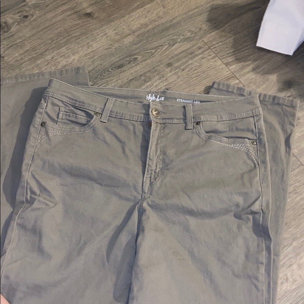 straight leg jeans